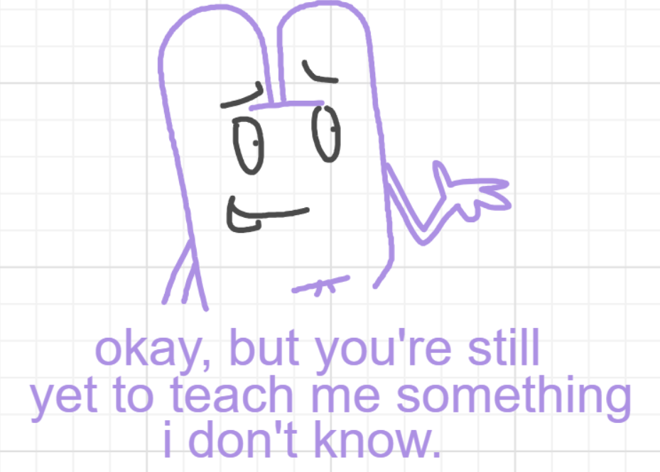 A panel from I've Been Everywhere, Man, episode nine of the Board Boards object show by Furretwalk/WalkingFurret.